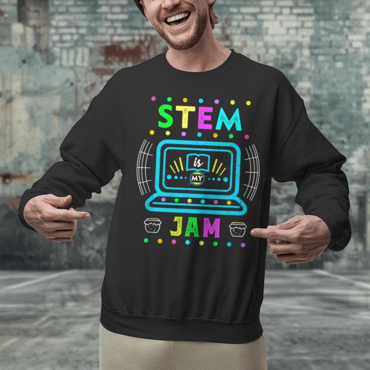 STEM Teacher Shirt STEM Teacher Tshirts STEM Is My Jam Unisex Sweatshirt, gift for family, gift for coworker