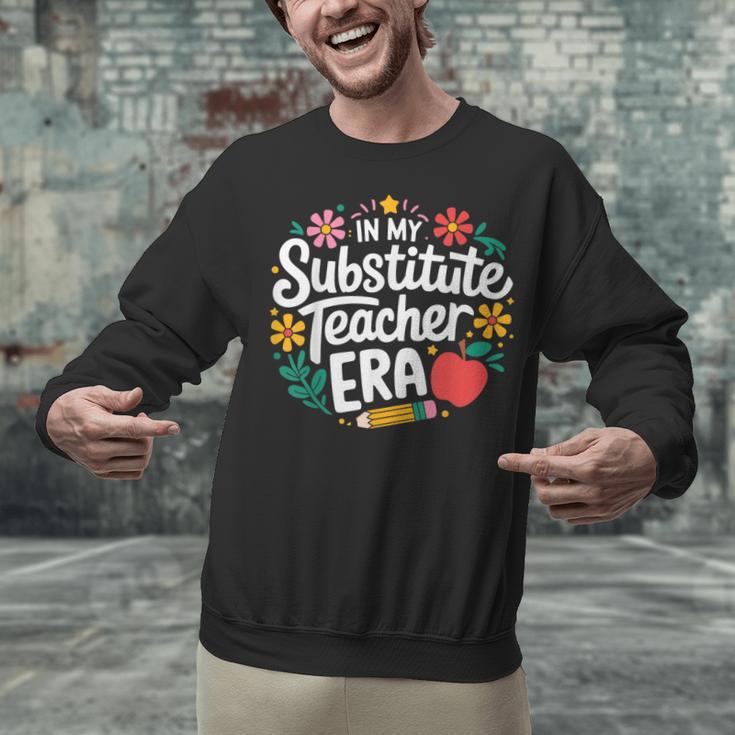 In My Substitute Teacher Era Unisex Sweatshirt, gift for family, gift for coworker