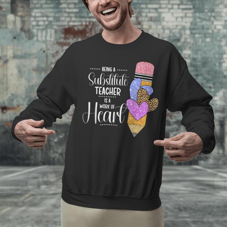 Being A Substitute Teacher Substitute Teaching Unisex Sweatshirt, gift for family, gift for coworker