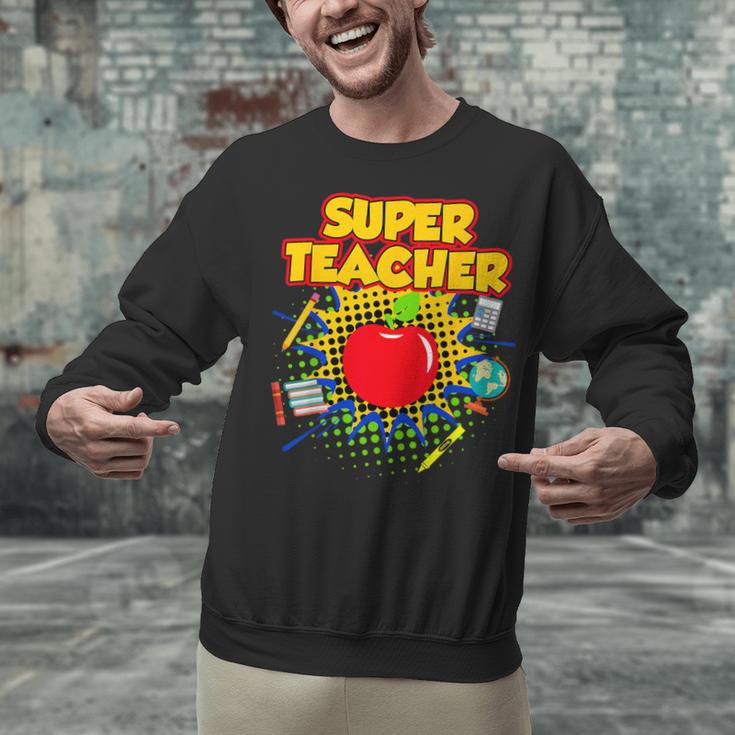 Superhero Teacher Appreciation Teaching Tee Unisex Sweatshirt, gift for family, gift for coworker Superhero Teacher Appreciation Teaching Tee Unisex Sweatshirt, gift for family, gift for coworker