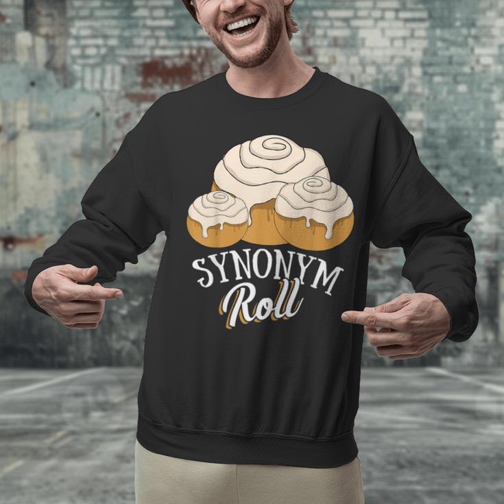 Synonym Roll Teacher And Grammar Geeks Pun For Men Women Kids Unisex Sweatshirt, gift for family, gift for coworker Synonym Roll Teacher And Grammar Geeks Pun For Men Women Kids Unisex Sweatshirt, gift for family, gift for coworker