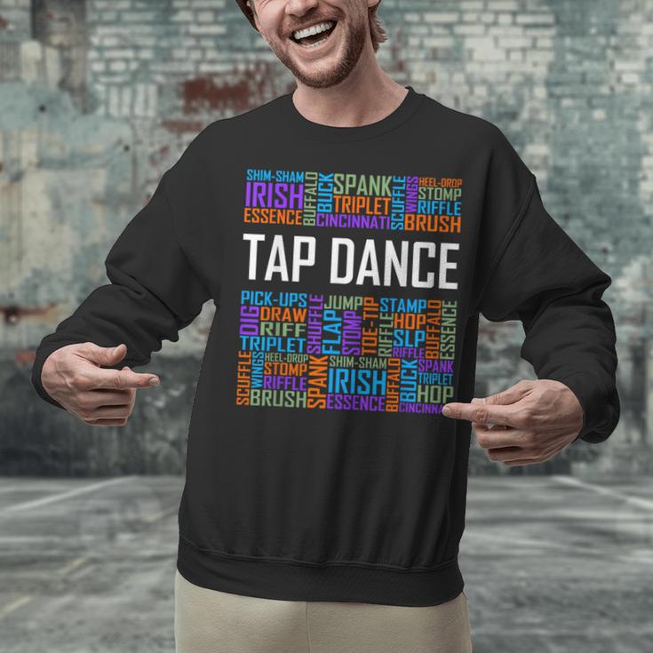 Tap Dance Words Lover Tap Dancer Dancing Teacher Unisex Sweatshirt, gift for family, gift for coworker