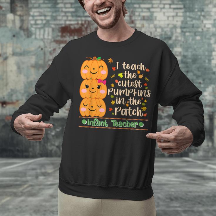 I Teach The Cutest Pumpkins In The Patch Infant Teacher Unisex Sweatshirt, gift for family, gift for coworker I Teach The Cutest Pumpkins In The Patch Infant Teacher Unisex Sweatshirt, gift for family, gift for coworker