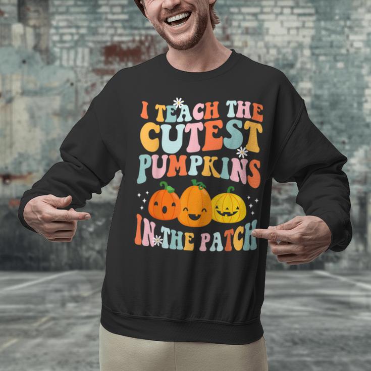 I Teach The Cutest Pumpkins In The Patch Teacher Unisex Sweatshirt, gift for family, gift for coworker