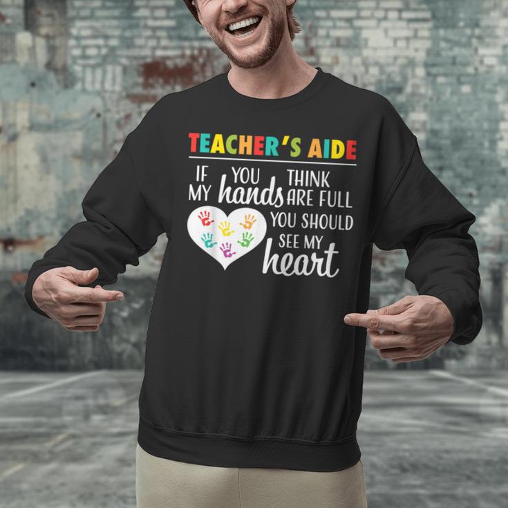 Teacher Aide Appreciation Cute Heart Tee For Women Unisex Sweatshirt, gift for family, gift for coworker Teacher Aide Appreciation Cute Heart Tee For Women Unisex Sweatshirt, gift for family, gift for coworker