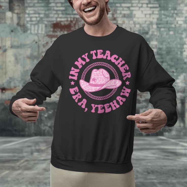 In My Teacher Era Yeehaw Pink Teacher Western Cowgirl Unisex Sweatshirt, gift for family, gift for coworker In My Teacher Era Yeehaw Pink Teacher Western Cowgirl Unisex Sweatshirt, gift for family, gift for coworker