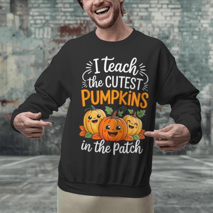 Teacher Halloween Pre-K Teacher Kindergarten Cutest Pumpkins Unisex Sweatshirt, gift for family, gift for coworker Teacher Halloween Pre-K Teacher Kindergarten Cutest Pumpkins Unisex Sweatshirt, gift for family, gift for coworker