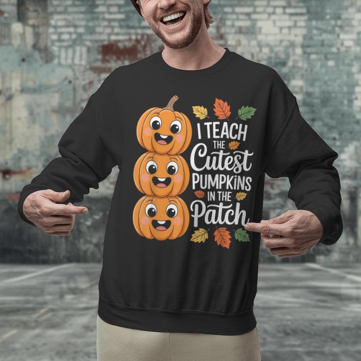 Teacher Halloween Tshirts I Teach The Cutest Pumpkins Unisex Sweatshirt, gift for family, gift for coworker Teacher Halloween Tshirts I Teach The Cutest Pumpkins Unisex Sweatshirt, gift for family, gift for coworker