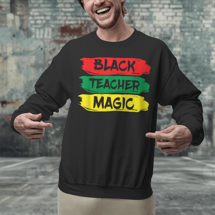 Teacher Magic Black History Month Educator For Men Women Unisex Sweatshirt, History Teacher Sweatshirts, gift for family, gift for coworker