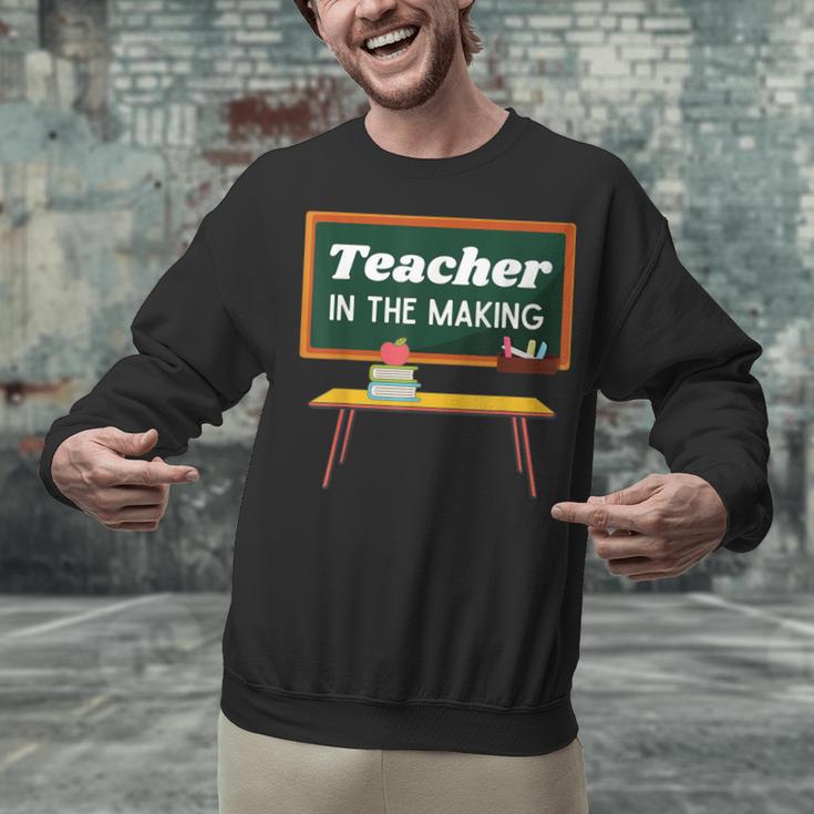 Teacher In The Making Future Teacher Kids Back To School Unisex Sweatshirt, Future Teacher Sweatshirts, gift for family, gift for coworker Teacher In The Making Future Teacher Kids Back To School Unisex Sweatshirt, Future Teacher Sweatshirts, gift for family, gift for coworker