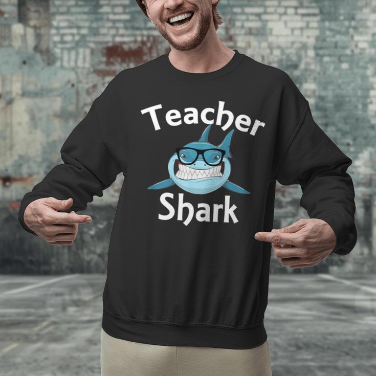Teacher Shark Teacher For Men Women Unisex Sweatshirt, gift for family, gift for coworker Teacher Shark Teacher For Men Women Unisex Sweatshirt, gift for family, gift for coworker
