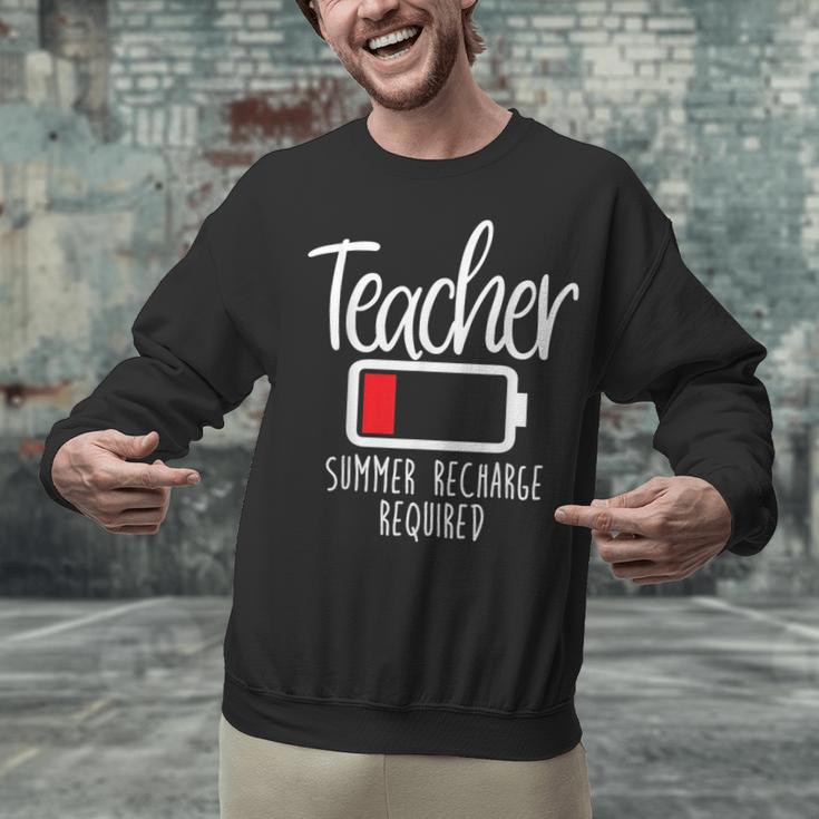 Teacher Summer Recharge Required Last Day School Women Unisex Sweatshirt, gift for family, gift for coworker Teacher Summer Recharge Required Last Day School Women Unisex Sweatshirt, gift for family, gift for coworker