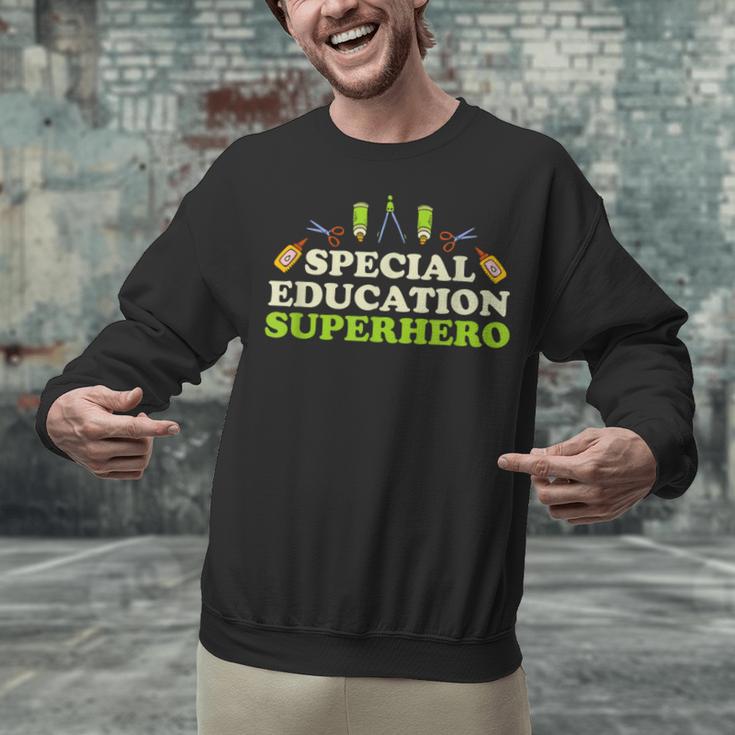 Teacher Superhero Student Educator Special Education Unisex Sweatshirt, gift for family, gift for coworker