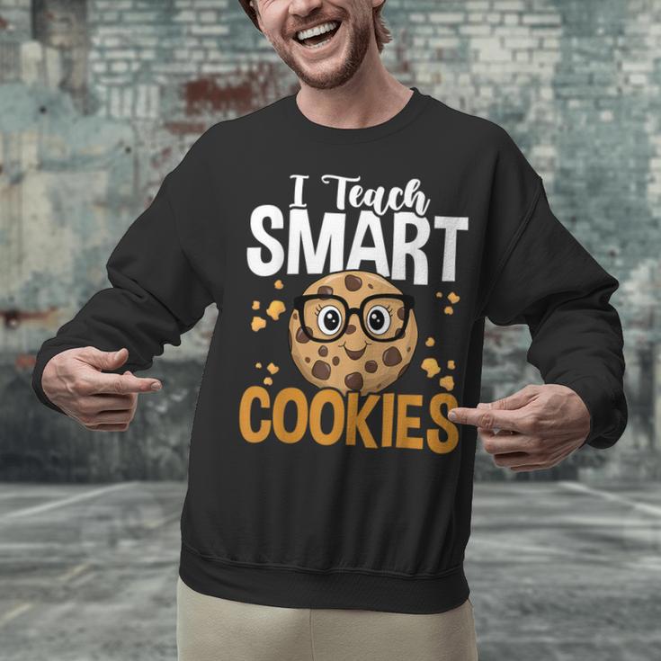 Teacher I Teach Smart Cookies Nerd Unisex Sweatshirt, gift for family, gift for coworker Teacher I Teach Smart Cookies Nerd Unisex Sweatshirt, gift for family, gift for coworker