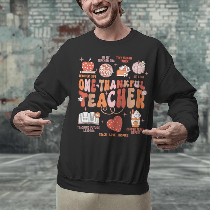 Teacher Thanksgiving Shirt Women One Thankful Teacher Fall Unisex Sweatshirt, gift for family, gift for coworker Teacher Thanksgiving Shirt Women One Thankful Teacher Fall Unisex Sweatshirt, gift for family, gift for coworker