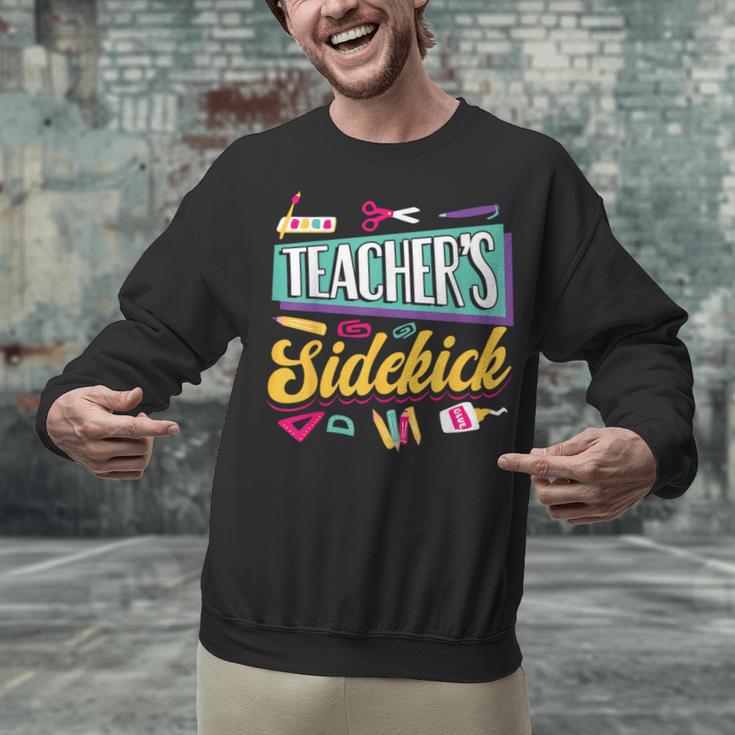 Teacher's Sidekick Teacher Assisting Teaching Assistant Unisex Sweatshirt, gift for family, gift for coworker Teacher's Sidekick Teacher Assisting Teaching Assistant Unisex Sweatshirt, gift for family, gift for coworker