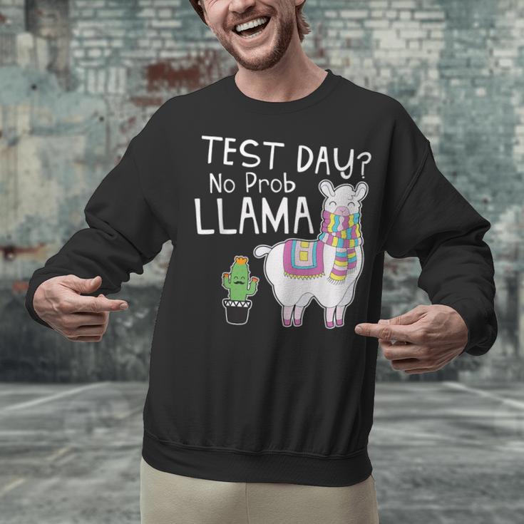 Teachers Testing Day Test Day No Prob Llama Teacher Unisex Sweatshirt, gift for family, gift for coworker Teachers Testing Day Test Day No Prob Llama Teacher Unisex Sweatshirt, gift for family, gift for coworker
