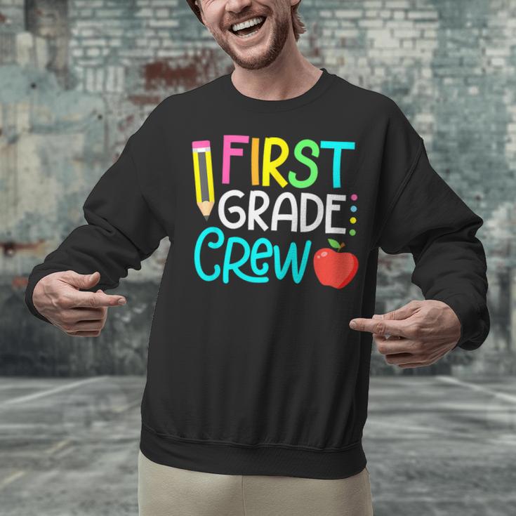 Team 1st Grade Crew Back To School 1st Grade Teacher Kids Unisex Sweatshirt, gift for family, gift for coworker Team 1st Grade Crew Back To School 1st Grade Teacher Kids Unisex Sweatshirt, gift for family, gift for coworker