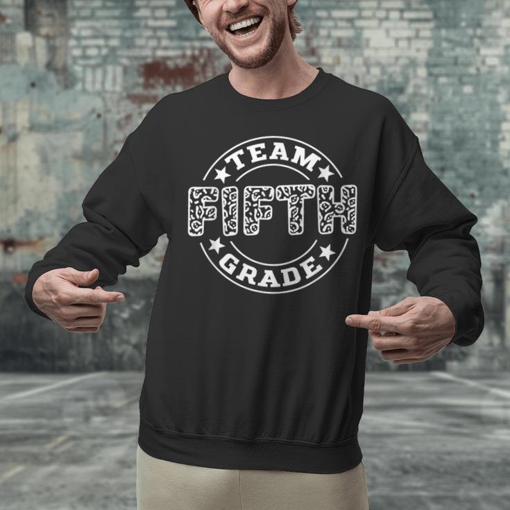 Team Fifth Grade Teacher Student Squad Team 5th Grade School Unisex Sweatshirt, gift for family, gift for coworker Team Fifth Grade Teacher Student Squad Team 5th Grade School Unisex Sweatshirt, gift for family, gift for coworker