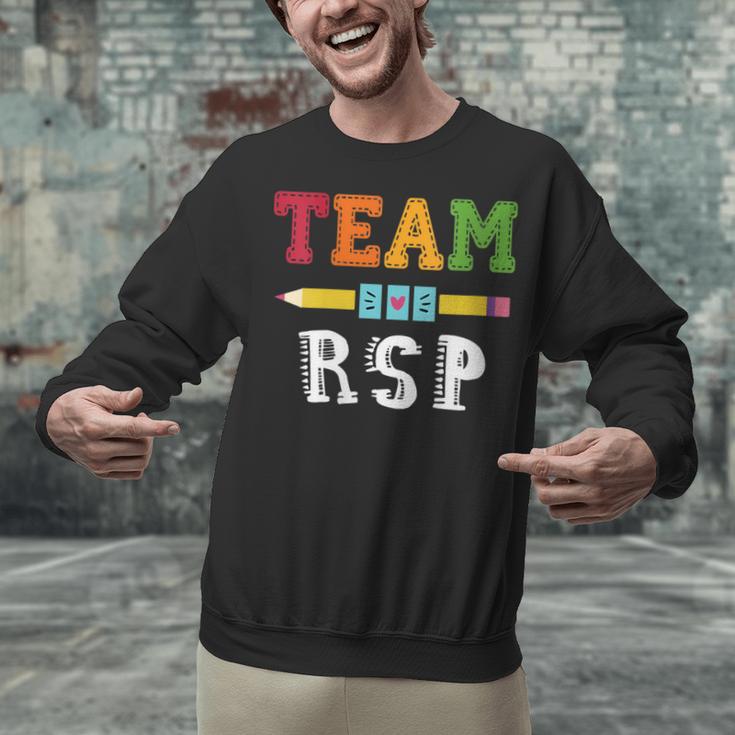Team RSP RSP Teacher Kindergarten Teacher Unisex Sweatshirt, gift for family, gift for coworker