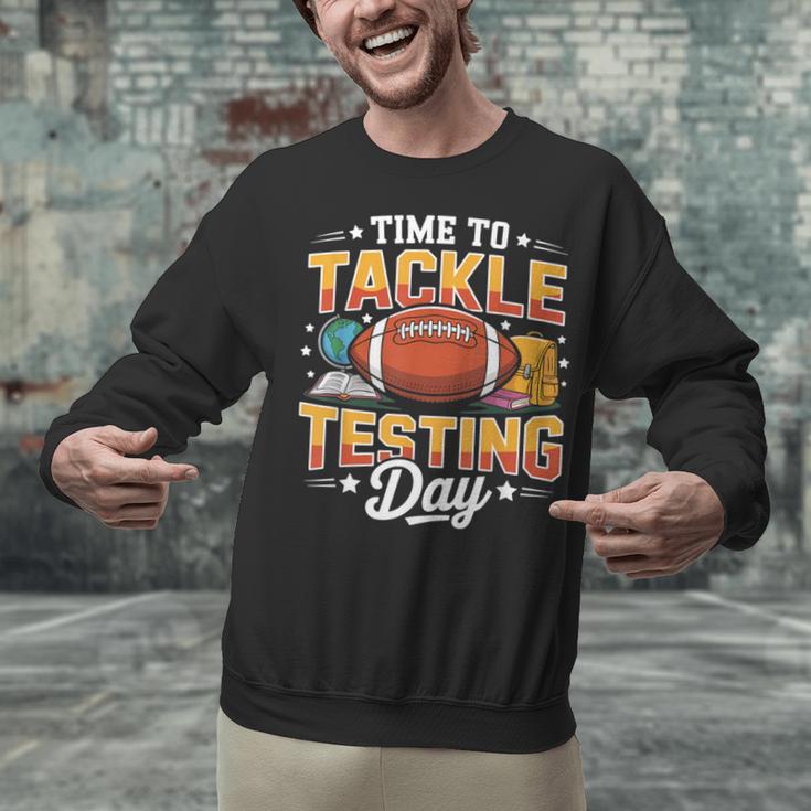 Test Day State Football Tackle Testing Day Sports Teacher Unisex Sweatshirt, gift for family, gift for coworker