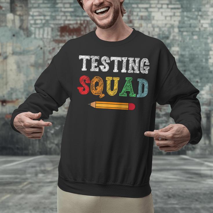 Testing Squad Costume Test Day Teacher Student School Unisex Sweatshirt, gift for family, gift for coworker