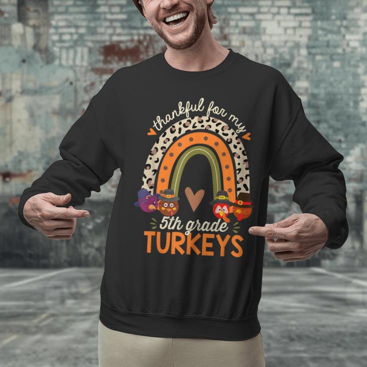 Thankful For My 5th Grade Turkeys Thanksgiving Teacher Unisex Sweatshirt, gift for family, gift for coworker Thankful For My 5th Grade Turkeys Thanksgiving Teacher Unisex Sweatshirt, gift for family, gift for coworker
