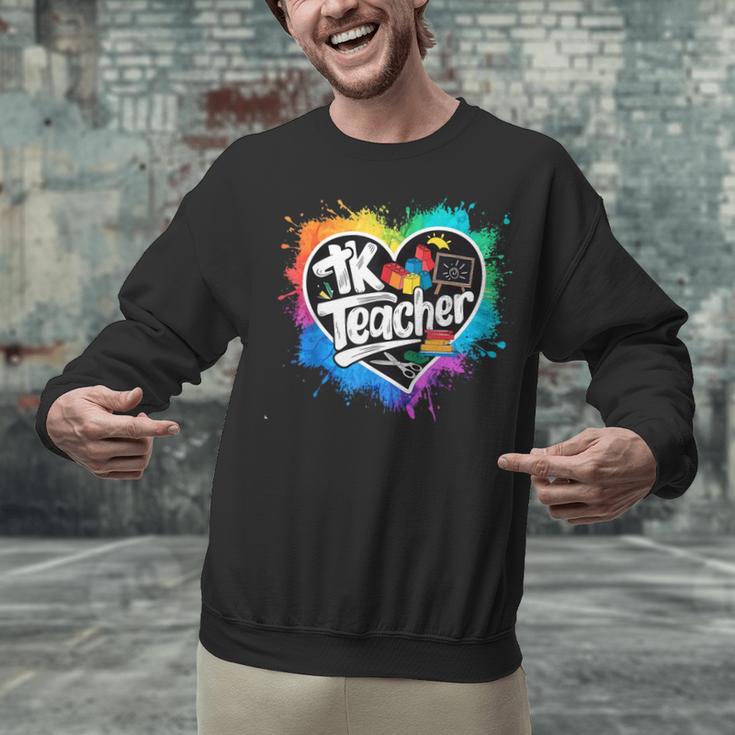 TK Teacher Transitional Kindergarten Heart Back To School Unisex Sweatshirt, gift for family, gift for coworker TK Teacher Transitional Kindergarten Heart Back To School Unisex Sweatshirt, gift for family, gift for coworker