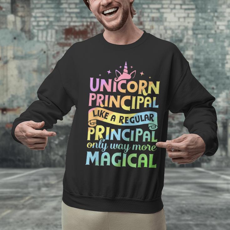 Unicorn Principal Back To School Teacher Appreciation Unisex Sweatshirt, gift for family, gift for coworker Unicorn Principal Back To School Teacher Appreciation Unisex Sweatshirt, gift for family, gift for coworker