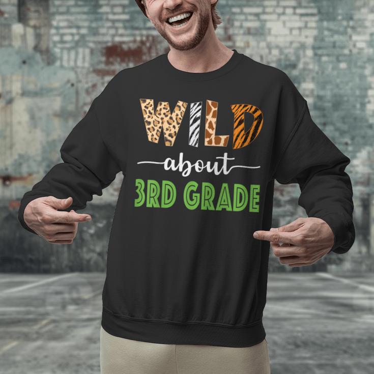 Wild About 3rd Grade Teacher Student Third Grade Zoo Safari Men Women Girls Kids Unisex Sweatshirt, gift for family, gift for coworker Wild About 3rd Grade Teacher Student Third Grade Zoo Safari Men Women Girls Kids Unisex Sweatshirt, gift for family, gift for coworker