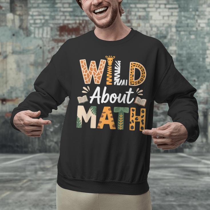 Wild About Math Cute Teacher Student Math Club Unisex Sweatshirt, gift for family, gift for coworker Wild About Math Cute Teacher Student Math Club Unisex Sweatshirt, gift for family, gift for coworker