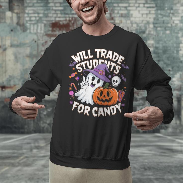 Will Trade Students For Candy Halloween Teacher Unisex Sweatshirt, gift for family, gift for coworker