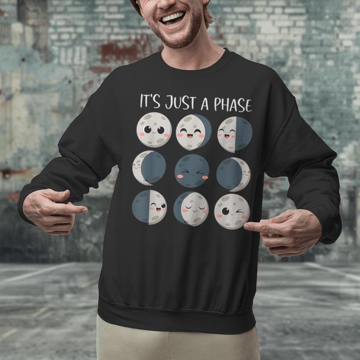 Women Science Teacher Moon Phases Scientist Back To School Unisex Sweatshirt, Science Teacher Sweatshirts, gift for family, gift for coworker