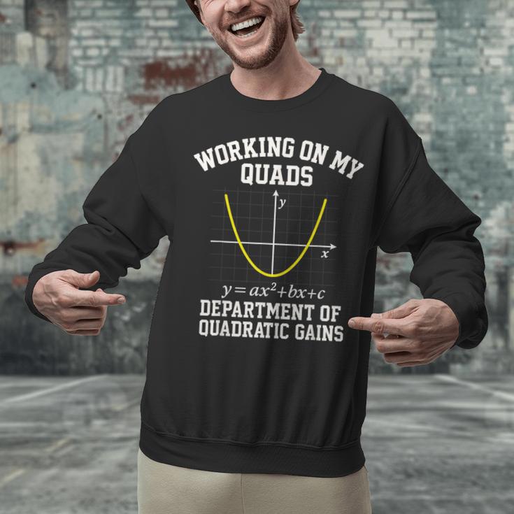 Working On My Quads Algebra Math Gym Teacher Unisex Sweatshirt, gift for family, gift for coworker Working On My Quads Algebra Math Gym Teacher Unisex Sweatshirt, gift for family, gift for coworker