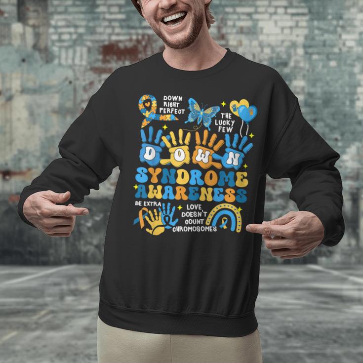 World Down Syndrome Day Awareness T21 Teacher Women Men Kids Unisex Sweatshirt, gift for family, gift for coworker World Down Syndrome Day Awareness T21 Teacher Women Men Kids Unisex Sweatshirt, gift for family, gift for coworker