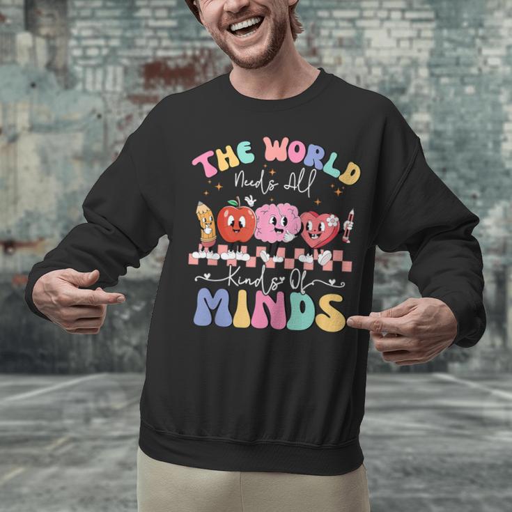 The World Needs All Kinds Of Minds Special Education Teacher Unisex Sweatshirt, gift for family, gift for coworker The World Needs All Kinds Of Minds Special Education Teacher Unisex Sweatshirt, gift for family, gift for coworker