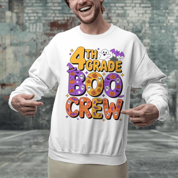 4th Grade Boo Crew Ghost Halloween Teacher Costume Unisex Sweatshirt, 4th Grade Teacher Sweatshirts, gift for family, gift for coworker 4th Grade Boo Crew Ghost Halloween Teacher Costume Unisex Sweatshirt, 4th Grade Teacher Sweatshirts, gift for family, gift for coworker