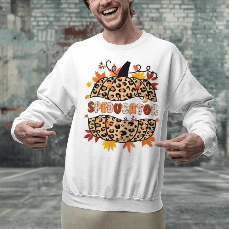 Autumn Fall SPED ED Teacher Thankful Grateful Pumpkin Retro Unisex Sweatshirt, gift for family, gift for coworker Autumn Fall SPED ED Teacher Thankful Grateful Pumpkin Retro Unisex Sweatshirt, gift for family, gift for coworker