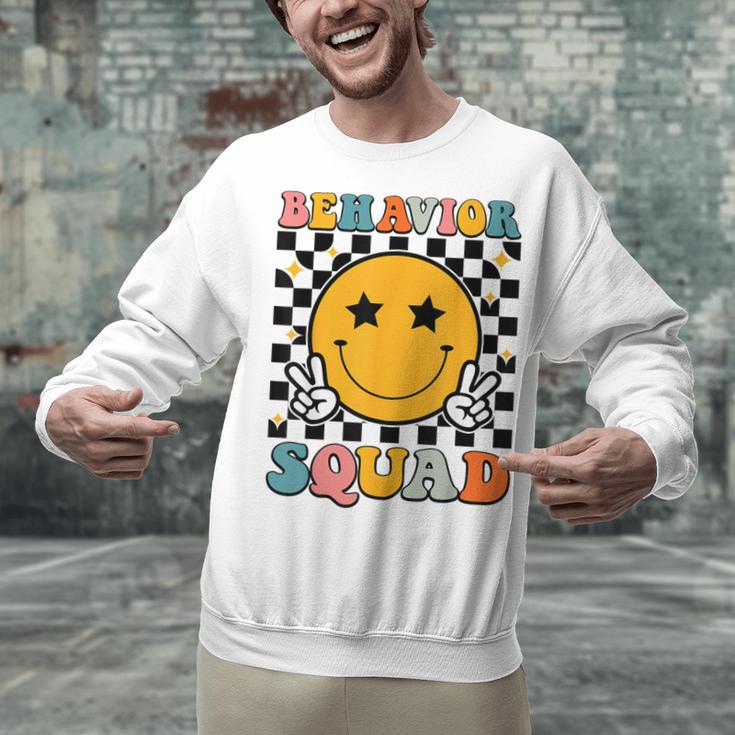 Behavior Squad Specialist Analyst Behavior Teacher Retro Unisex Sweatshirt, gift for family, gift for coworker Behavior Squad Specialist Analyst Behavior Teacher Retro Unisex Sweatshirt, gift for family, gift for coworker