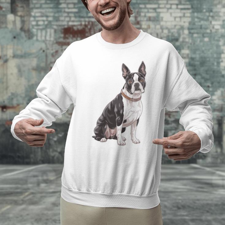 Boston Terrier Dog Dad Boston Terrier Dog Lovers Unisex Sweatshirt, Boston Terrier Dad Sweatshirts, gift for family, gift for coworker