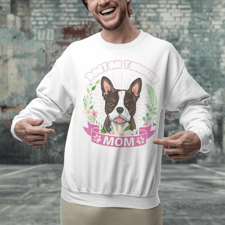 Boston Terrier Mom Mother's Day Unisex Sweatshirt, Boston Terrier Mom Sweatshirts, gift for family, gift for coworker