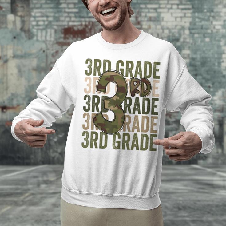 Camo Team 3rd Grade Squad Back To School Teacher Kids Boys Unisex Sweatshirt, gift for family, gift for coworker Camo Team 3rd Grade Squad Back To School Teacher Kids Boys Unisex Sweatshirt, gift for family, gift for coworker
