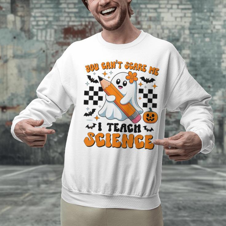 You Can't Scare Me I Teach Science Retro Teacher Halloween Unisex Sweatshirt, Science Teacher Sweatshirts, gift for family, gift for coworker You Can't Scare Me I Teach Science Retro Teacher Halloween Unisex Sweatshirt, Science Teacher Sweatshirts, gift for family, gift for coworker