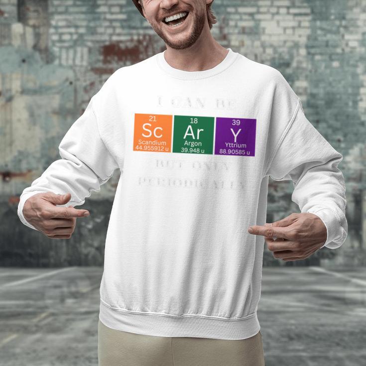 Chemisty Science Teacher Periodic Table Halloween Unisex Sweatshirt, Science Teacher Sweatshirts, gift for family, gift for coworker