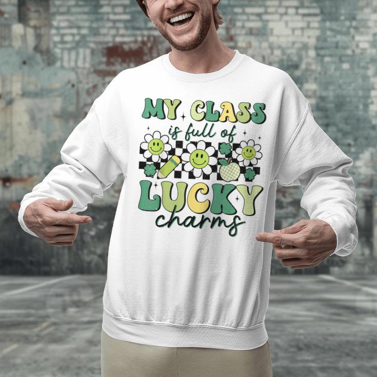 My Class Is Full Of Lucky Charms St Patricks Day Teacher Unisex Sweatshirt, gift for family, gift for coworker