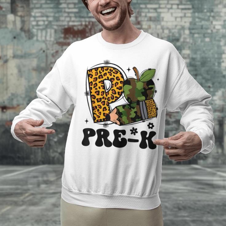 Cute Camo Pre K Back To School Teacher Kid Preschool Unisex Sweatshirt, gift for family, gift for coworker Cute Camo Pre K Back To School Teacher Kid Preschool Unisex Sweatshirt, gift for family, gift for coworker