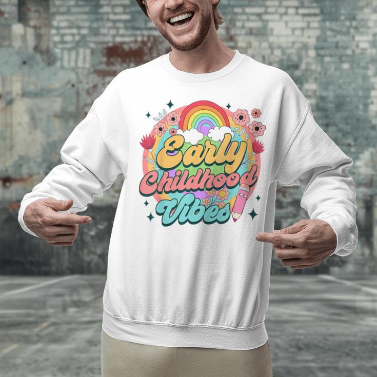 Daycare Teacher Daycare Provider Early Childhood Vibes Unisex Sweatshirt, gift for family, gift for coworker Daycare Teacher Daycare Provider Early Childhood Vibes Unisex Sweatshirt, gift for family, gift for coworker