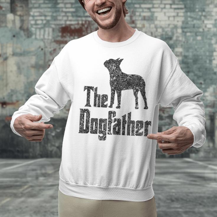 The Dogfather Boston Terrier Dog Funny Dog Gift T-Shirt For Men Women Girls Kids Unisex Sweatshirt, gift for family, gift for coworker