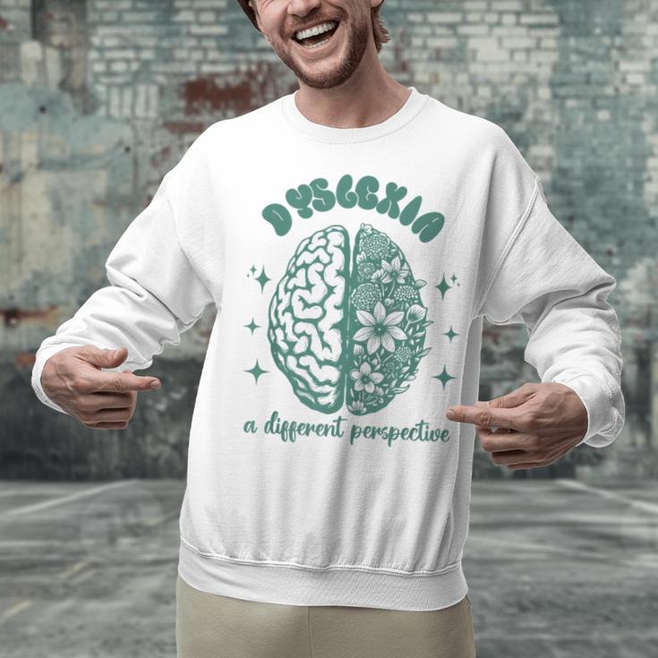 Dyslexia A Different Perspective Dyslexia Specialist Teacher Unisex Sweatshirt, gift for family, gift for coworker