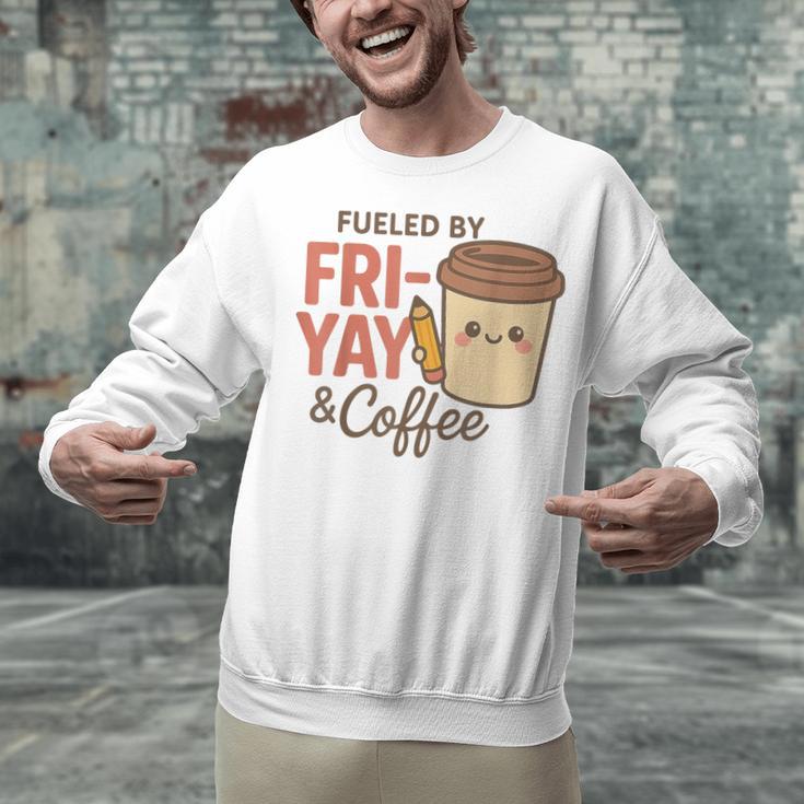 Friyay Teacher Coffee Friday School Cute Fri Yay Unisex Sweatshirt, gift for family, gift for coworker